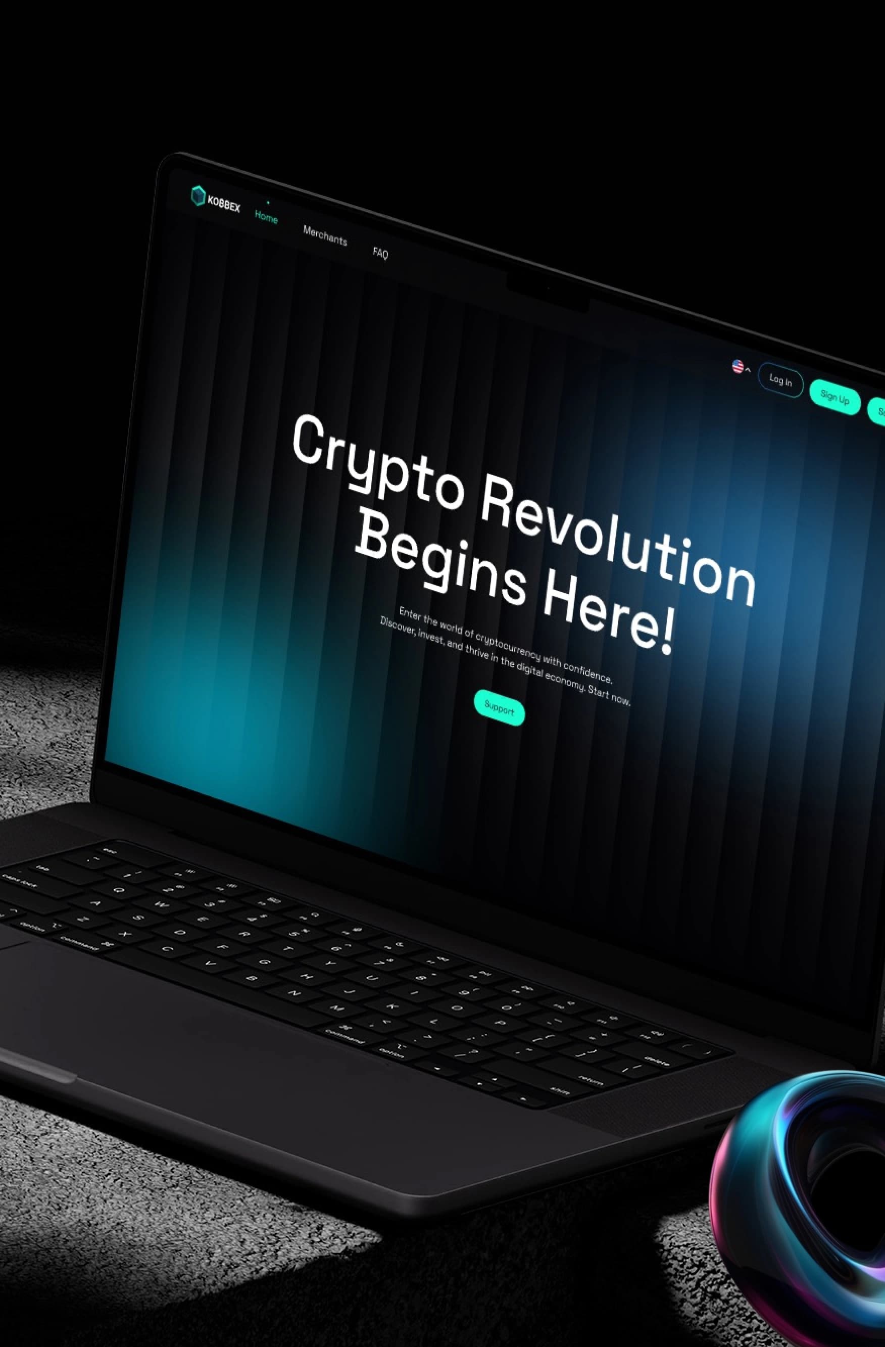 Cover Kobbex, Cryptocurrency Trading Platform