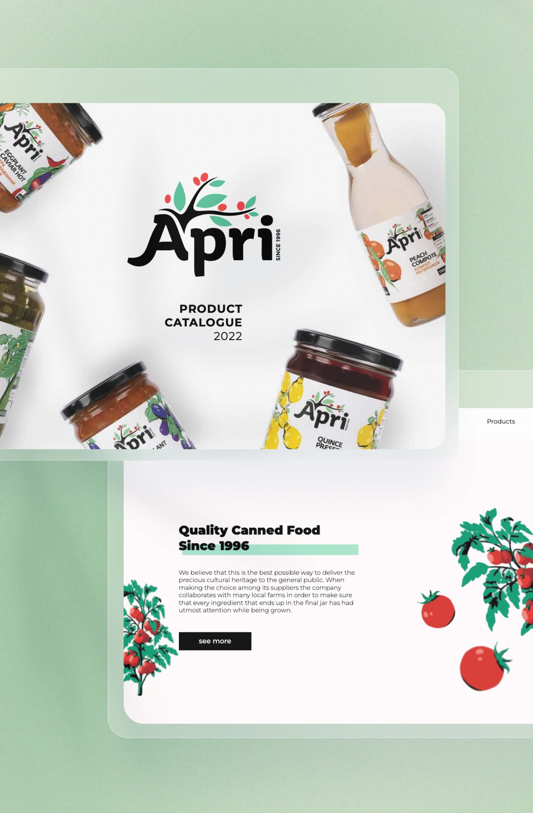 Cover Apri, Quality Canned Food